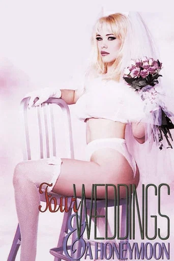 Movie poster for Four Weddings and a Honeymoon (1995)