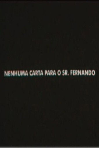 Mr. Fernando Has No Mail poster