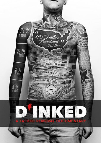 Movie poster for D'Inked: A Tattoo Removal Documentary (2017)