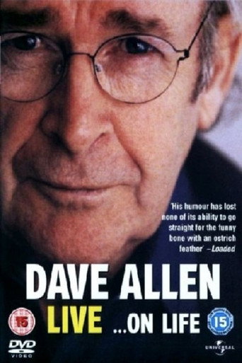 Dave Allen Live ...On Life poster