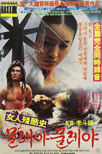 Movie poster for The Cruel Story of a Woman Who Spins and Spins the Wheel (1984)