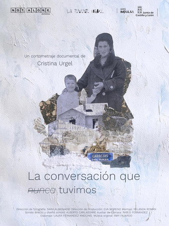 Movie poster for La conversación que nunca tuvimos (2025)