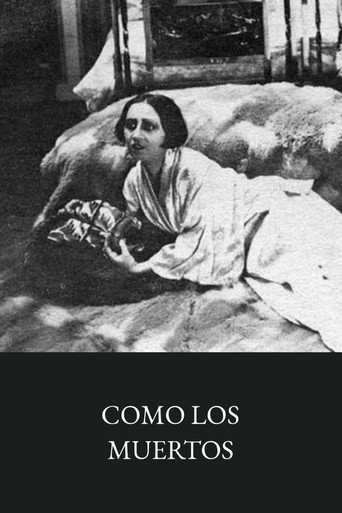 Movie poster for Como los muertos (1925)