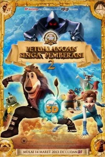 Petualangan Singa Pemberani 2 poster
