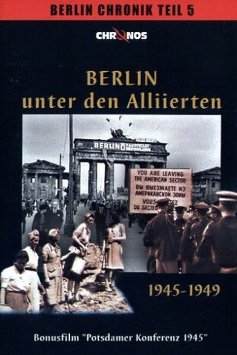 Movie poster for Berlin unter den Alliierten 1945-1949
