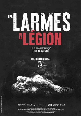 Movie poster for Les larmes de la légion (2023)