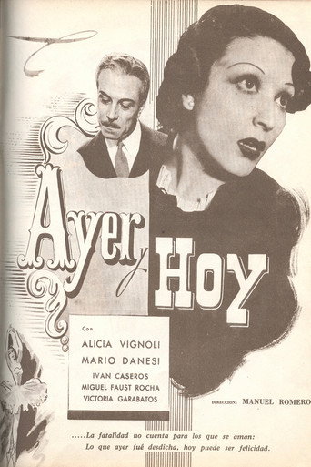 Movie poster for Ayer y hoy (1934)