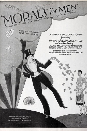 Movie poster for Morals for Men (1925)