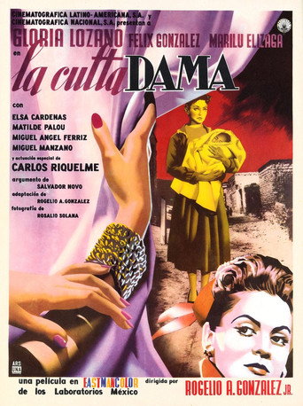 Movie poster for La culta dama (1957)