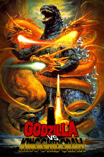 Movie poster for Godzilla vs. King Ghidorah (1991)