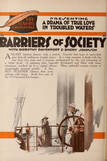 Movie poster for Barriers of Society (1916)
