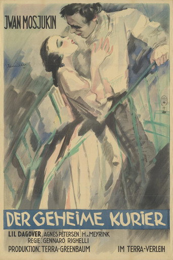Movie poster for The Secret Courier (1928)