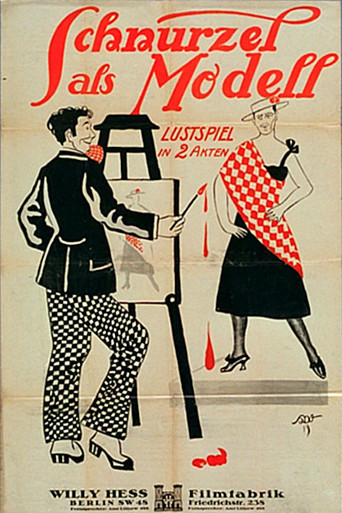 Movie poster for Schnurzel als Modell (1921)