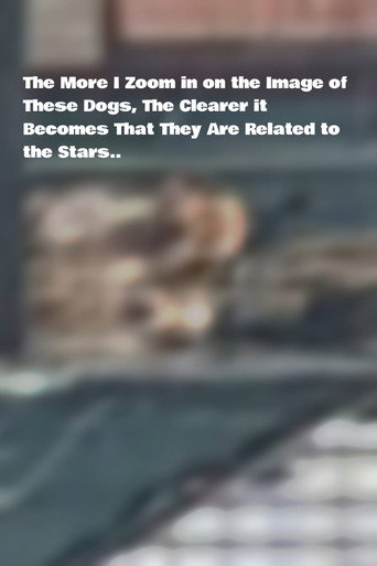 Movie poster for The More I Zoom in on the Image of These Dogs, The Clearer it Becomes That They Are Related to the Stars. (2025)