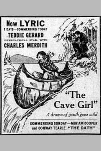 Movie poster for The Cave Girl (1921)