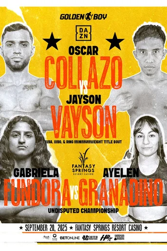 Movie poster for Oscar Collazo vs. Jayson Vayson (2025)