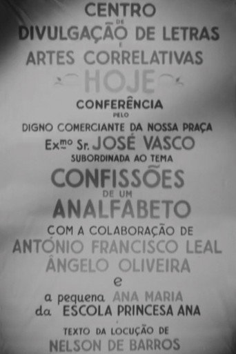 Movie poster for Confissões de um Analfabeto (1952)
