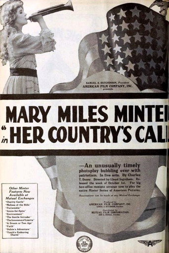 Movie poster for Her Country's Call (1917)