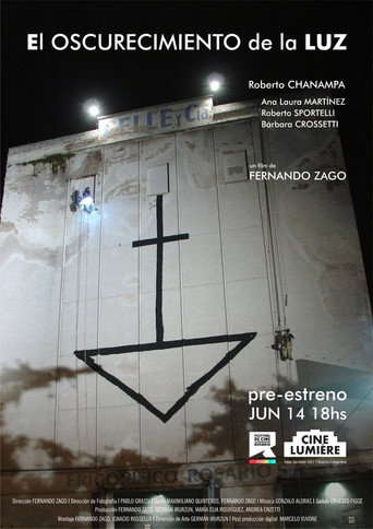 Movie poster for El oscurecimiento de la luz