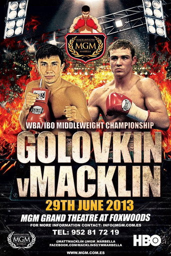 Movie poster for Gennady Golovkin vs. Matthew Macklin (2013)