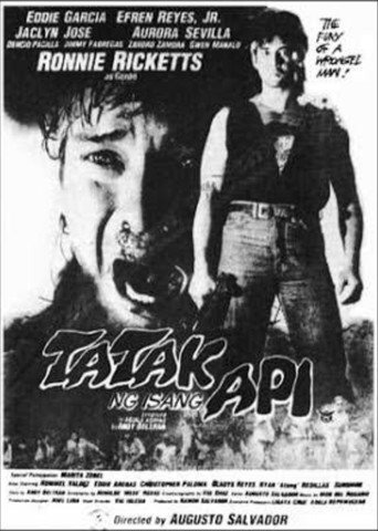 Movie poster for Tatak ng Isang Api (1989)