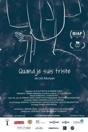 Movie poster for When I Am Sad (2021)