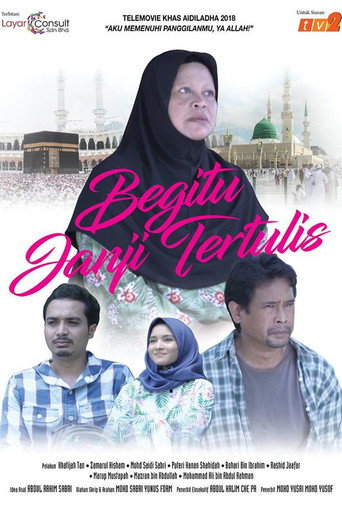 Movie poster for Begitu Janji Tertulis (2021)