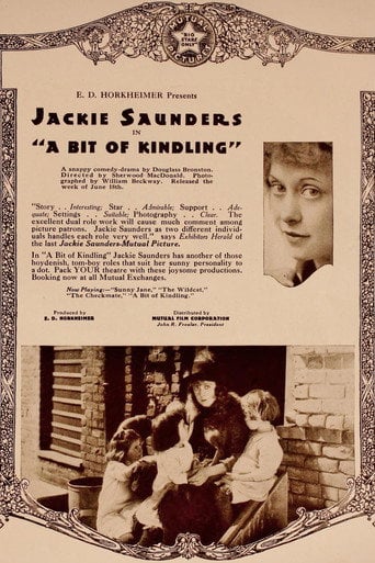 Movie poster for A Bit of Kindling (1917)