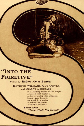 Movie poster for Into the Primitive (1916)