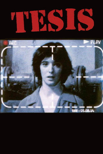 Movie poster for Thesis (1996)