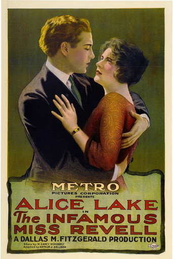 Movie poster for The Infamous Miss Revell (1921)