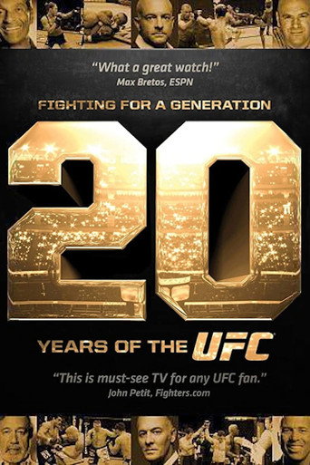 Movie poster for Fighting for a Generation: 20 Years of the UFC (2013)