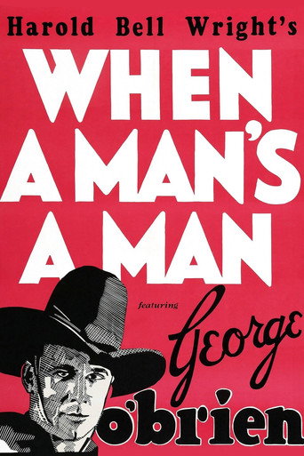 Movie poster for When a Man's a Man (1935)