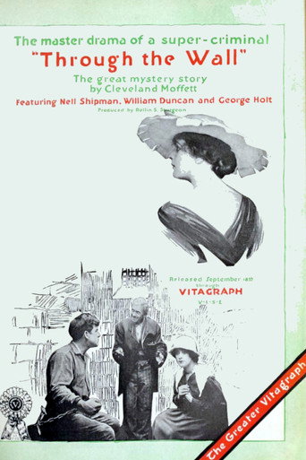 Movie poster for Through the Wall (1916)