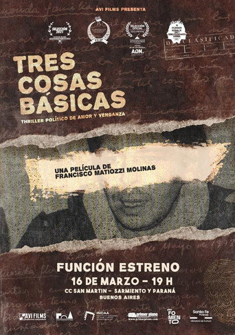 Movie poster for Tres cosas básicas (2023)