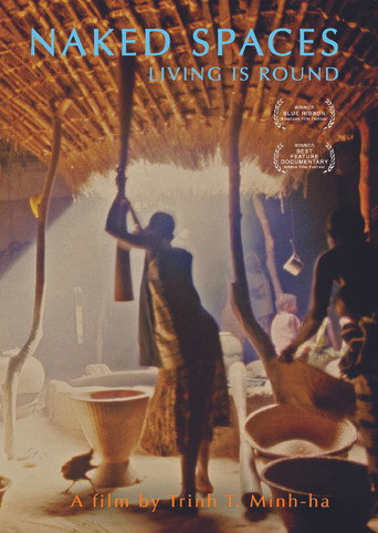 Movie poster for Naked Spaces: Living Is Round (1985)