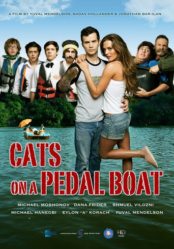 Cats on a Pedal Boat poster