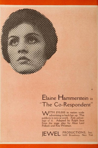 Movie poster for The Co-respondent (1917)