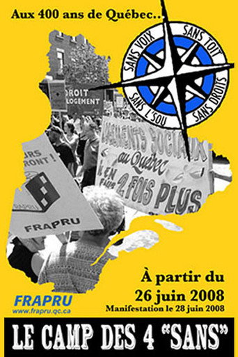 Movie poster for Le camp des 4 "sans" (2009)