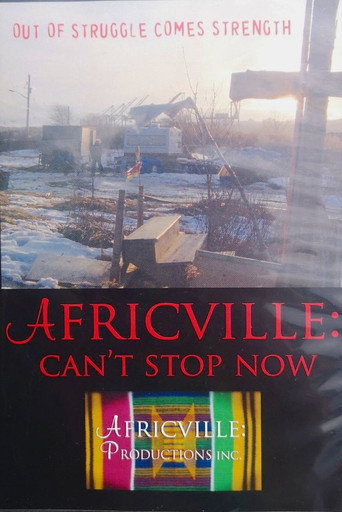 Movie poster for Africville: Can't Stop Now (2009)