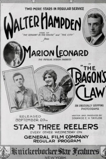 Movie poster for The Dragon’s Claw (1915)