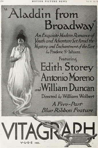 Movie poster for Aladdin from Broadway (1917)