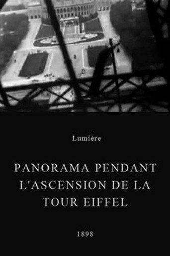 Movie poster for Panorama during the Ascent of the Eiffel Tower (1898)