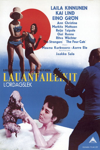 Movie poster for Lauantaileikit (1963)