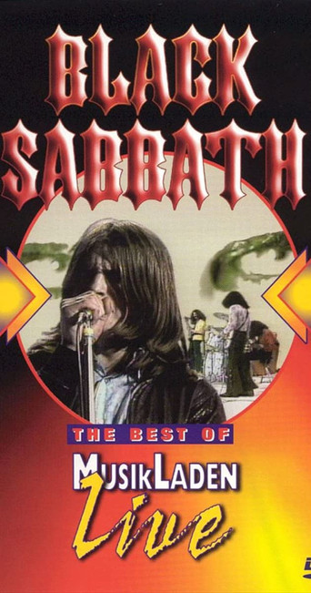 Movie poster for Black Sabbath - Musikladen Live (1970)