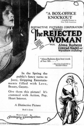 Movie poster for The Rejected Woman (1924)