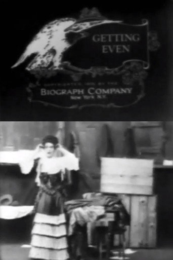 Movie poster for Getting Even (1909)