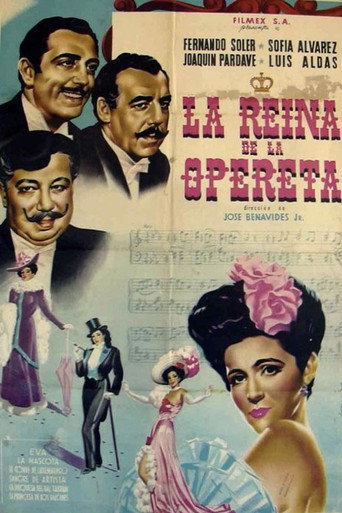 Movie poster for La reina de la opereta (1946)