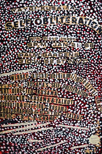 Movie poster for Kusama's Self-Obliteration (1967)
