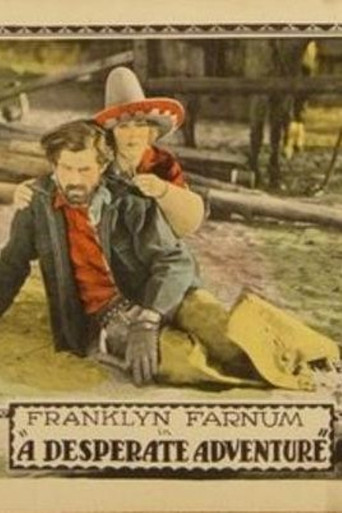 Movie poster for A Desperate Adventure (1924)